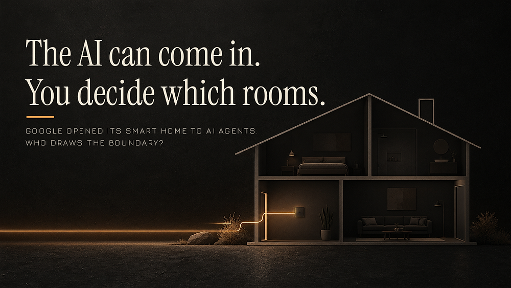 Google Home MCP: Who Decides What AI Agents Can Touch?