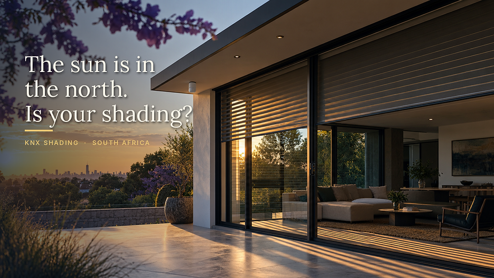 KNX shading for passive houses: flip it for South Africa