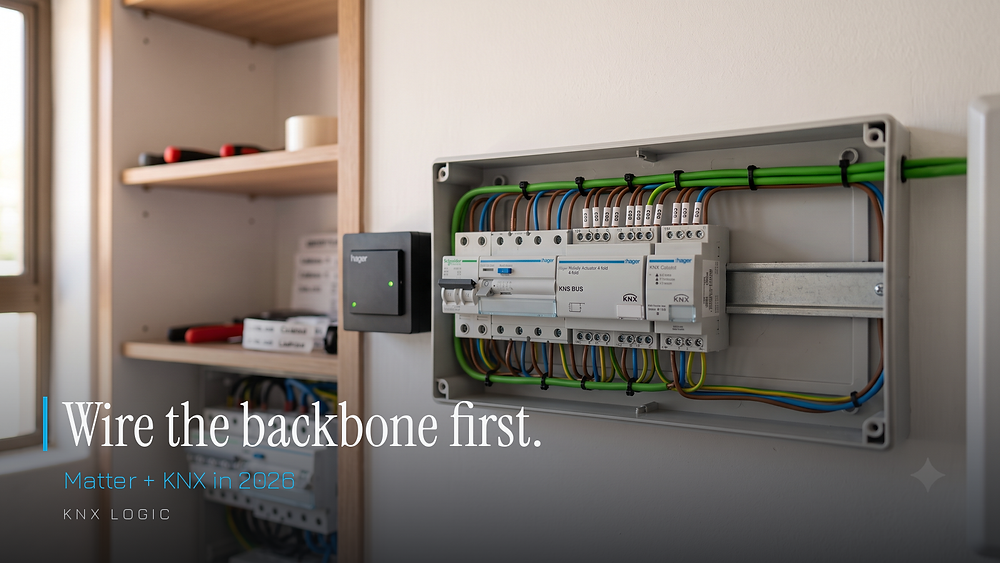 Matter and KNX in 2026: Why I Still Wire the Backbone First