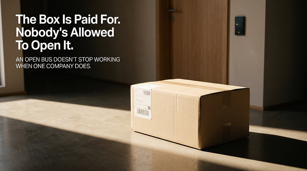 The Box Is Paid For And Sitting In The Hallway